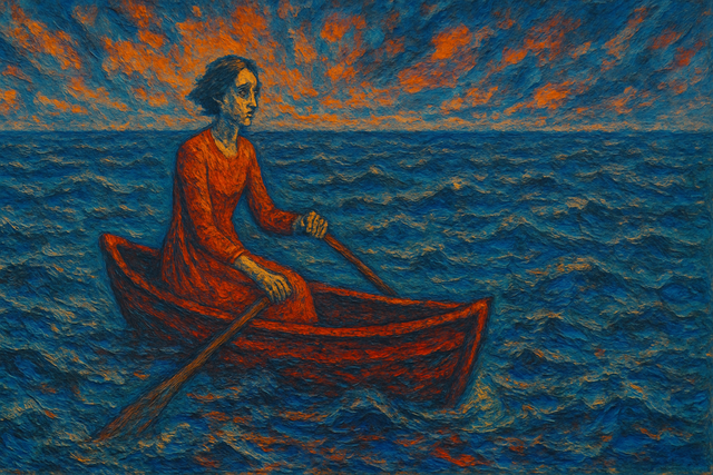 lonely boat/horebletters